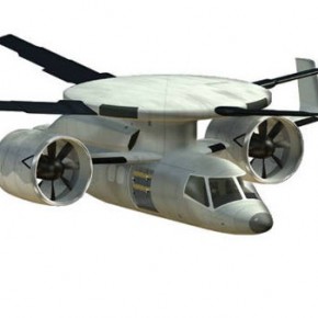 Disc-rotor-compound-helicopter - Avión-helicóptero
