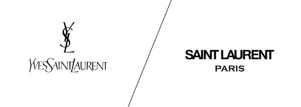 Yves Saint Laurent rediseño de logo